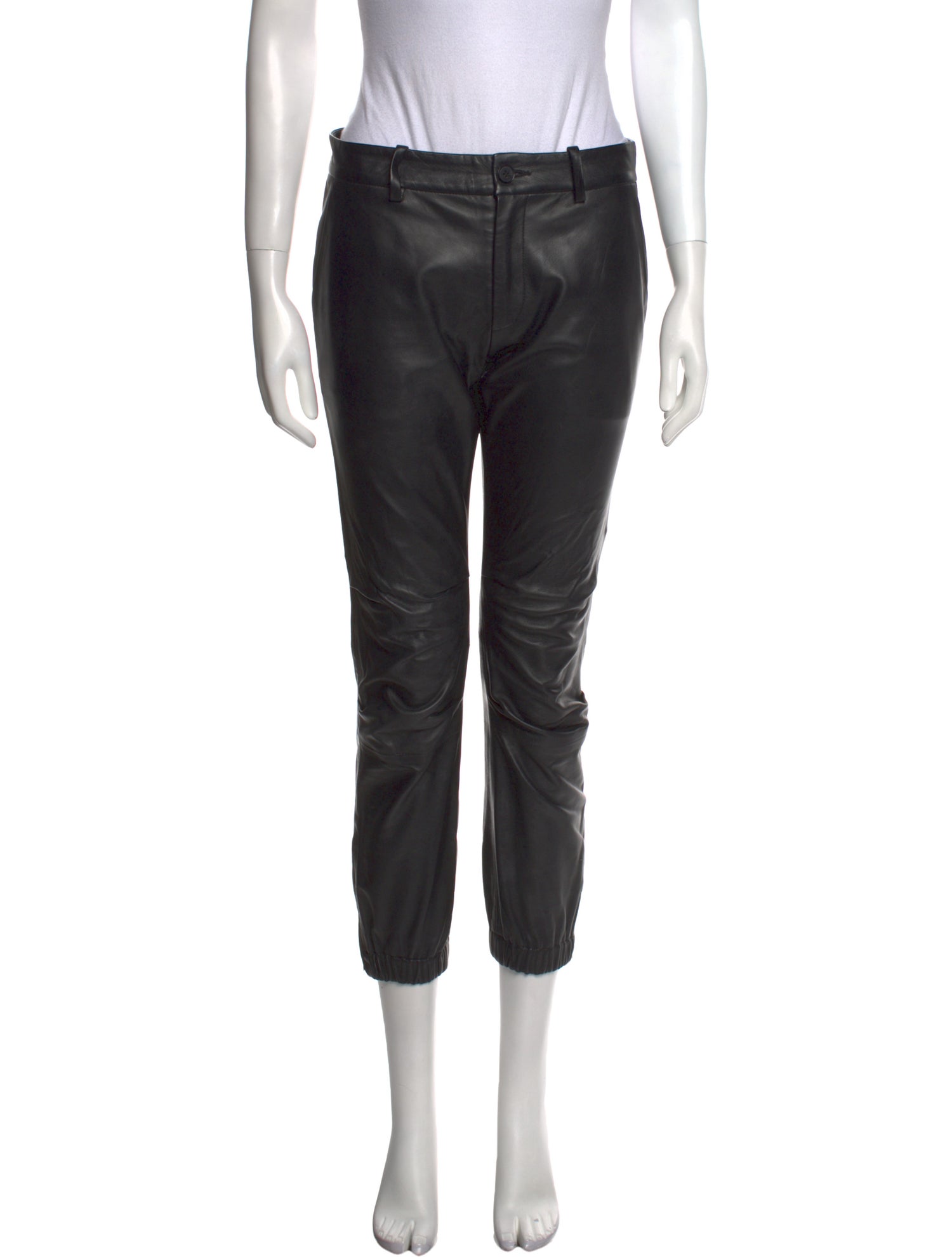 Nili Lotan Lambskin Skinny Leg Pants