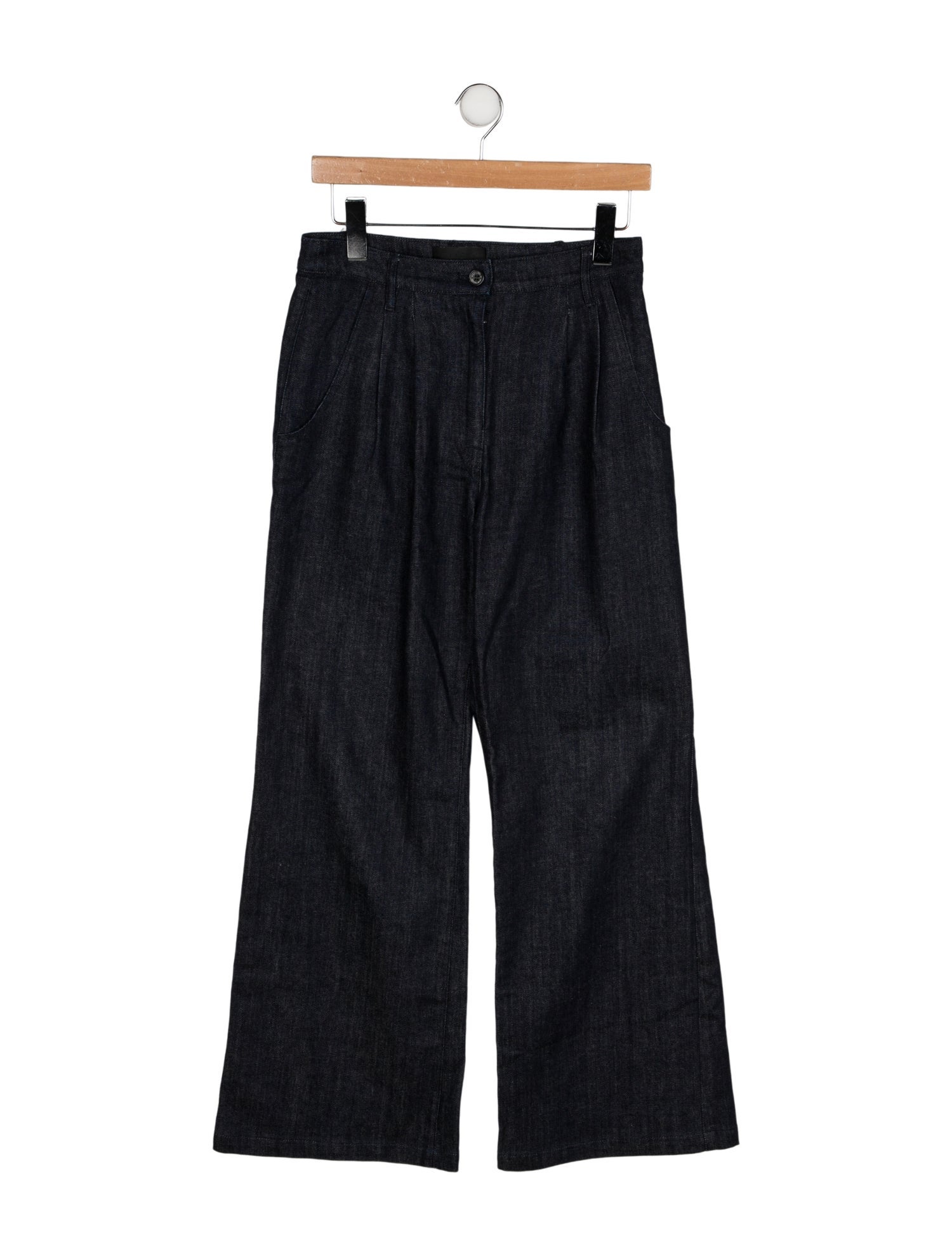 Nili Lotan Mid-Rise Wide Leg Jeans