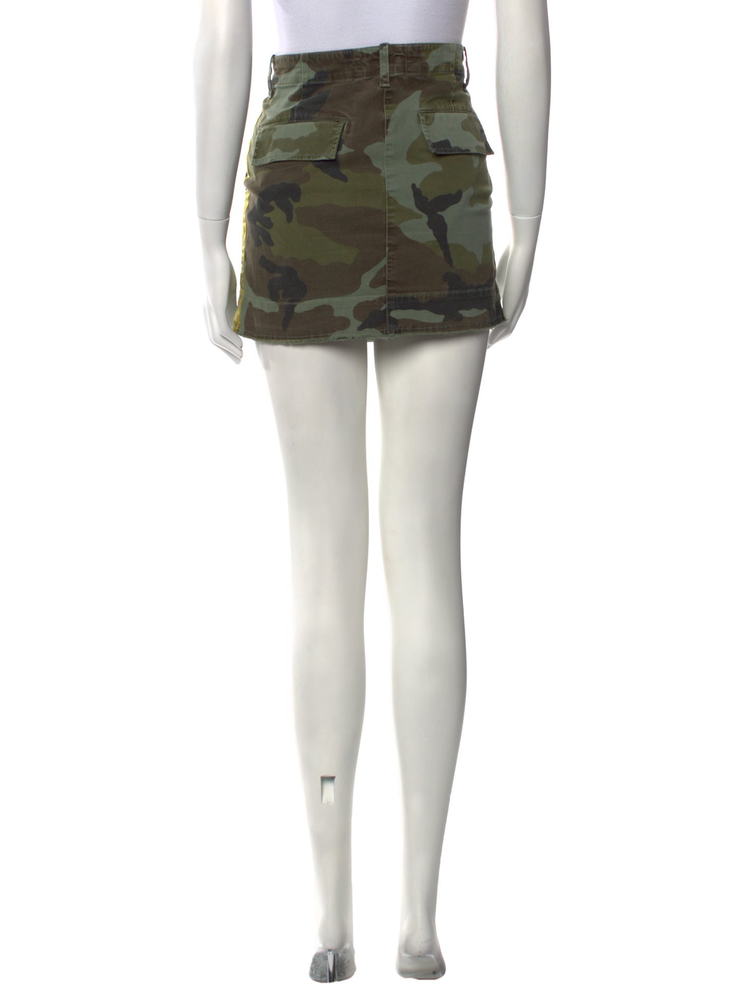 Nili Lotan Camouflage Print Mini Skirt