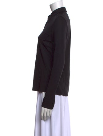 Nili Lotan Long Sleeve Button-Up Top