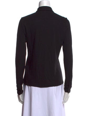 Nili Lotan Long Sleeve Button-Up Top