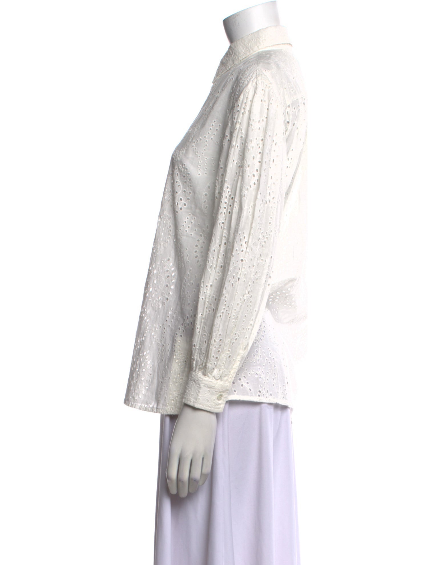 Nili Lotan Long Sleeve Button-Up Top