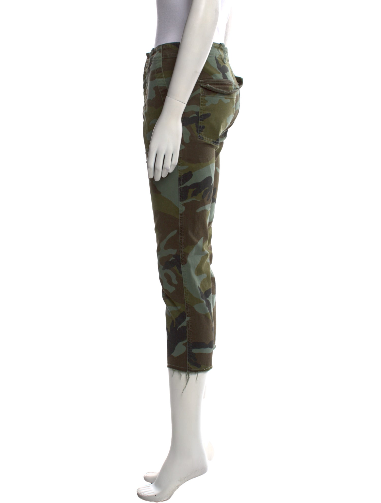 Nili Lotan Camouflage Print Straight Leg Pants