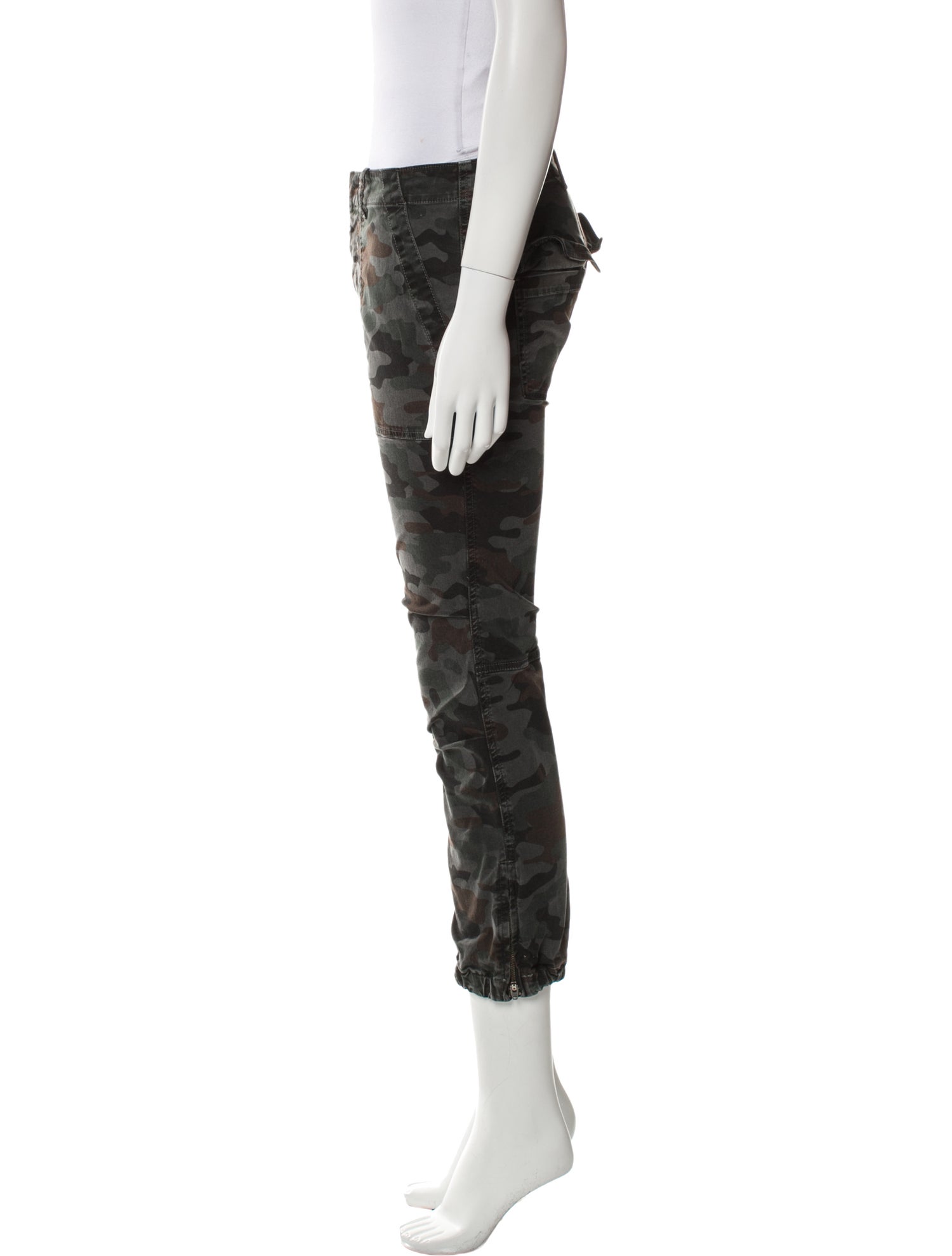 Nili Lotan Printed Skinny Leg Pants
