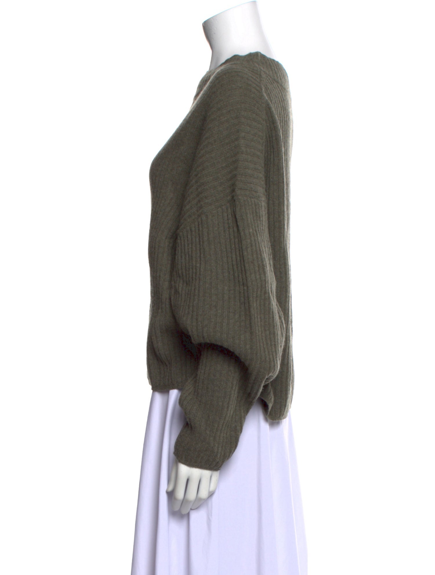 Nili Lotan Lambswool Mock Neck Sweater