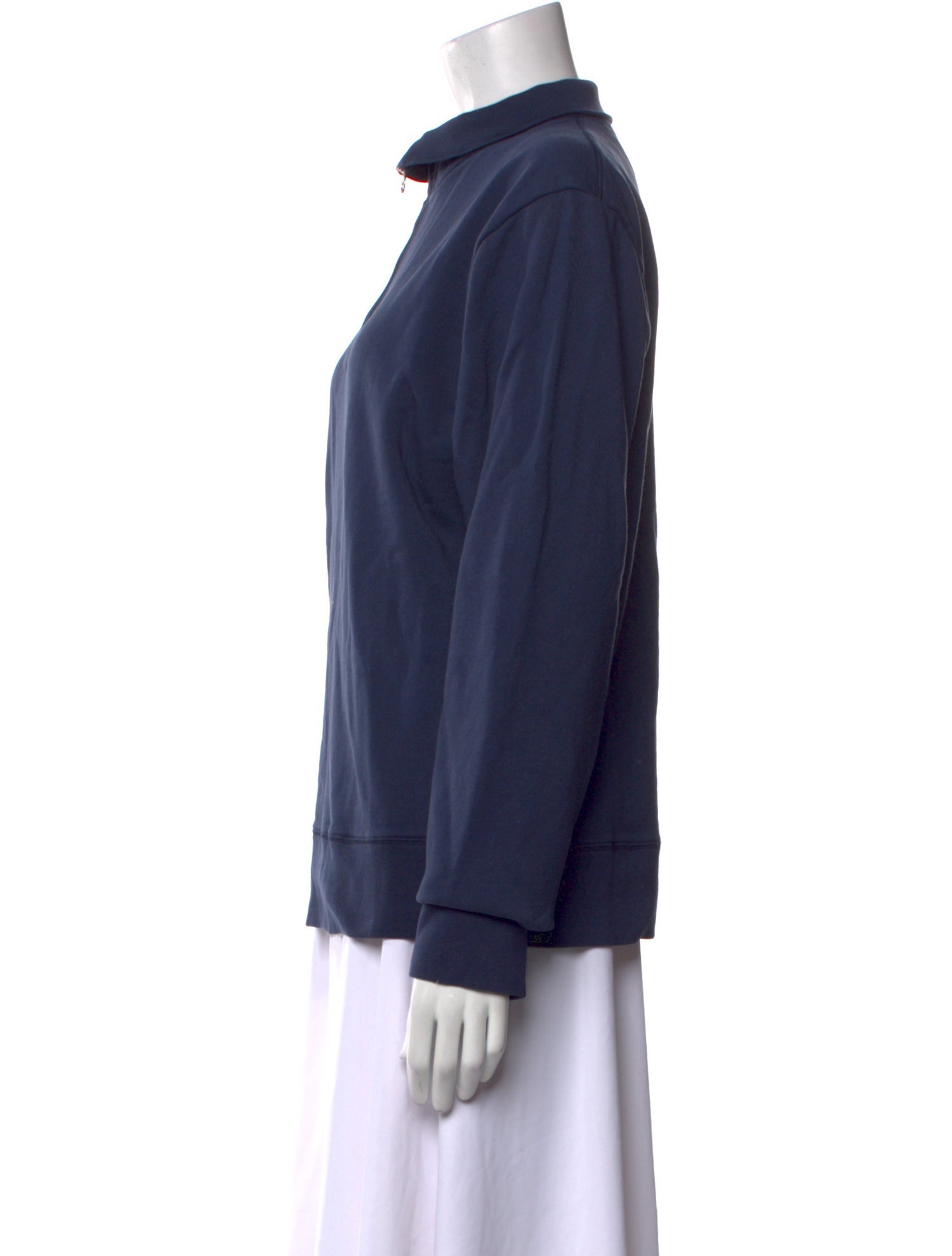 Nili Lotan Mock Neck Long Sleeve Sweatshirt