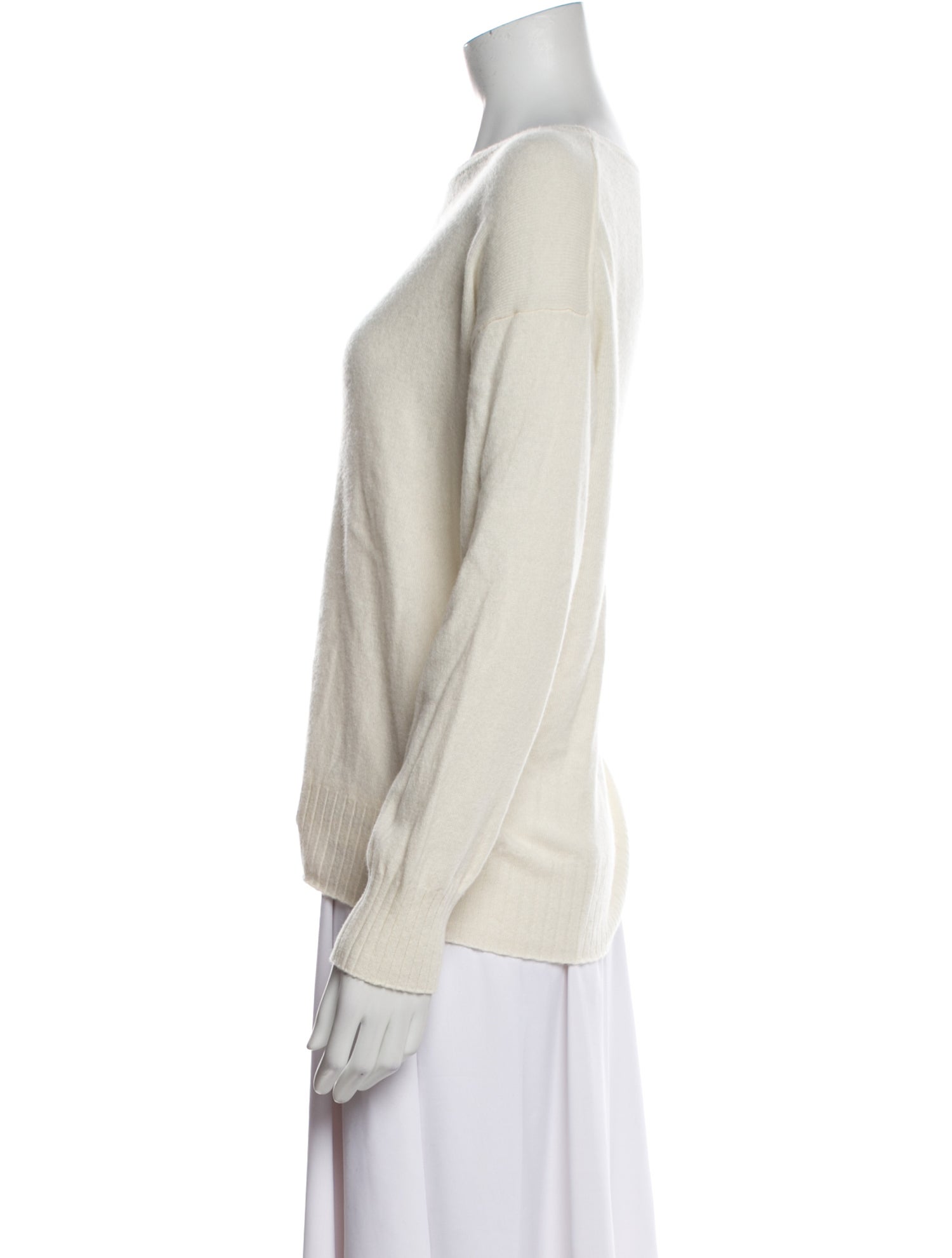 Nili Lotan Cashmere Bateau Neckline Sweater