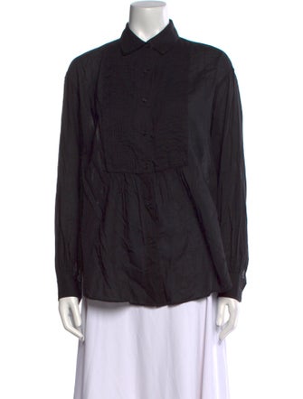 Nili Lotan Long Sleeve Button-Up Top