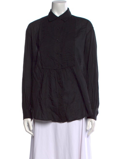 Nili Lotan Long Sleeve Button-Up Top