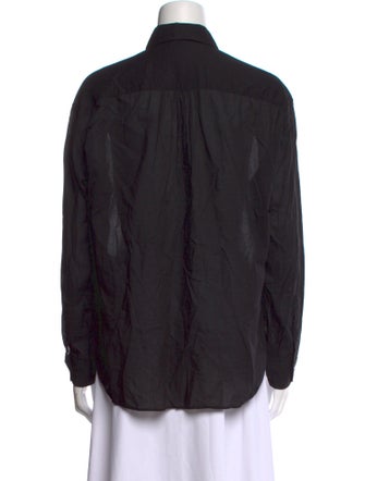 Nili Lotan Long Sleeve Button-Up Top