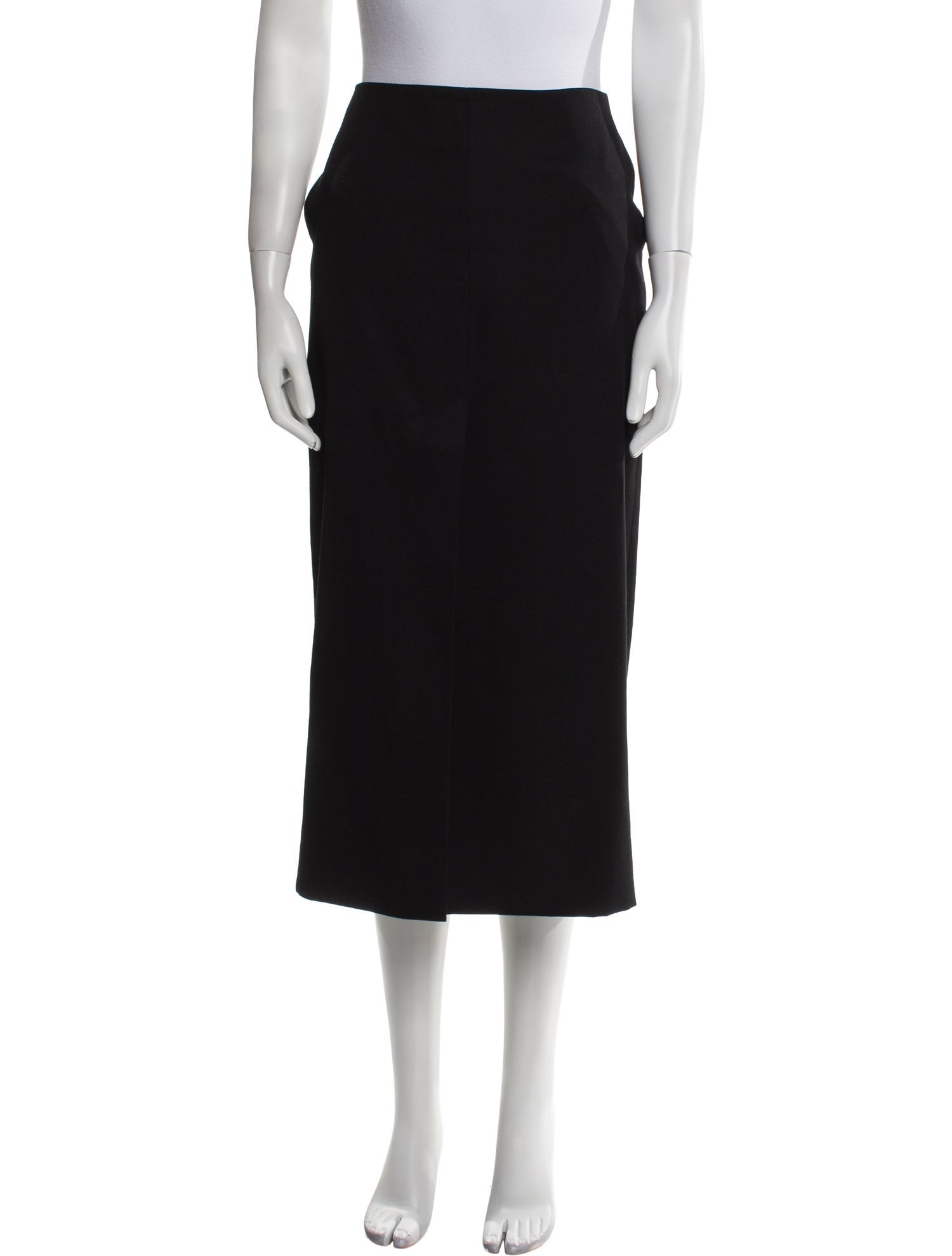 Nili Lotan Virgin Wool Midi Length Skirt