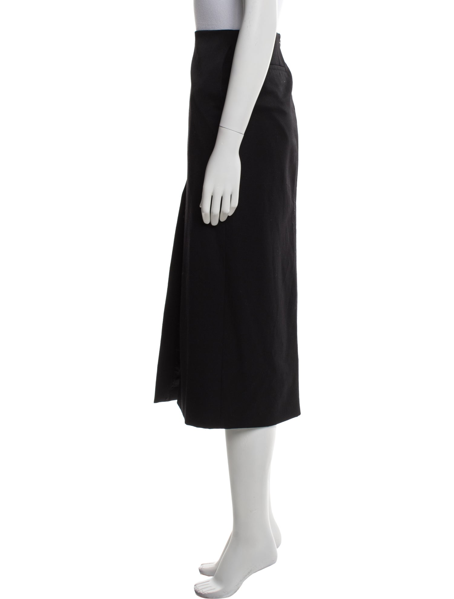 Nili Lotan Virgin Wool Midi Length Skirt