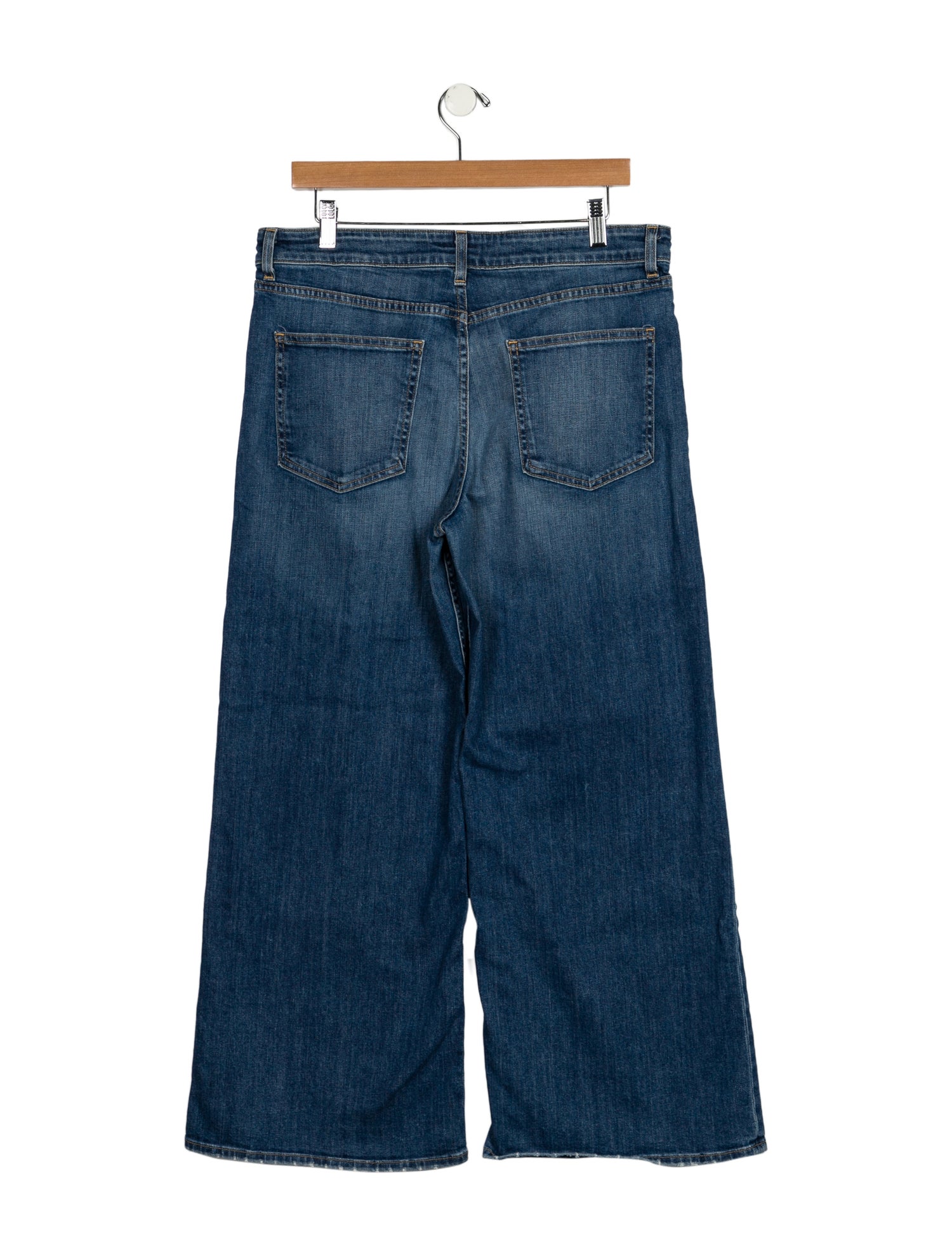 Nili Lotan Mid-Rise Wide Leg Jeans