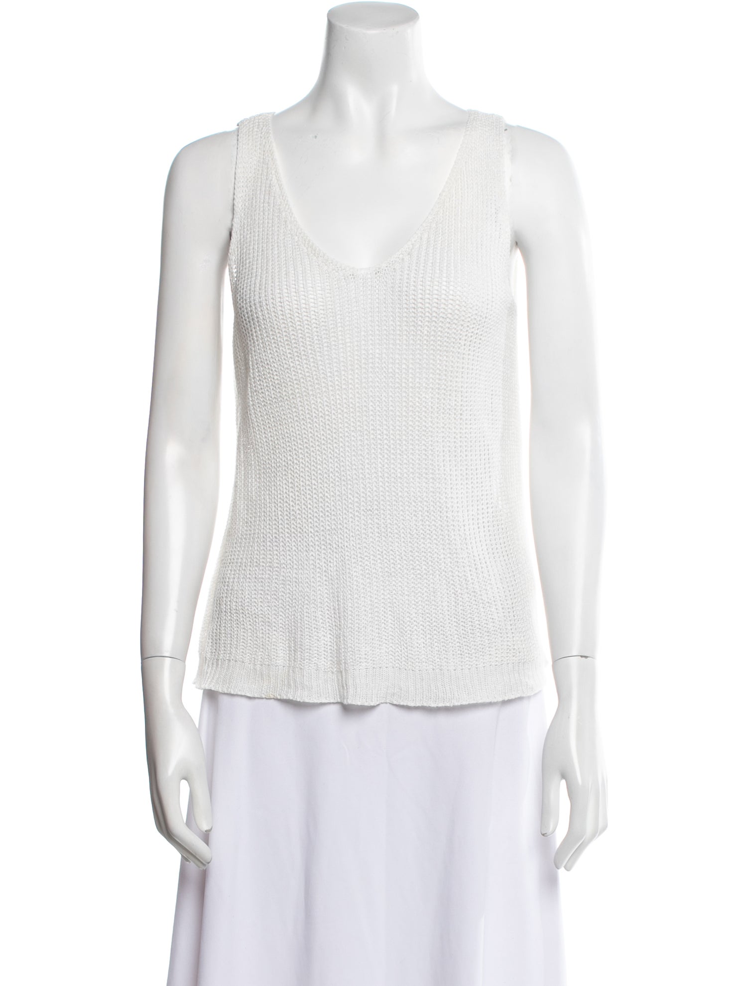 Nili Lotan Linen V-Neck Sweater