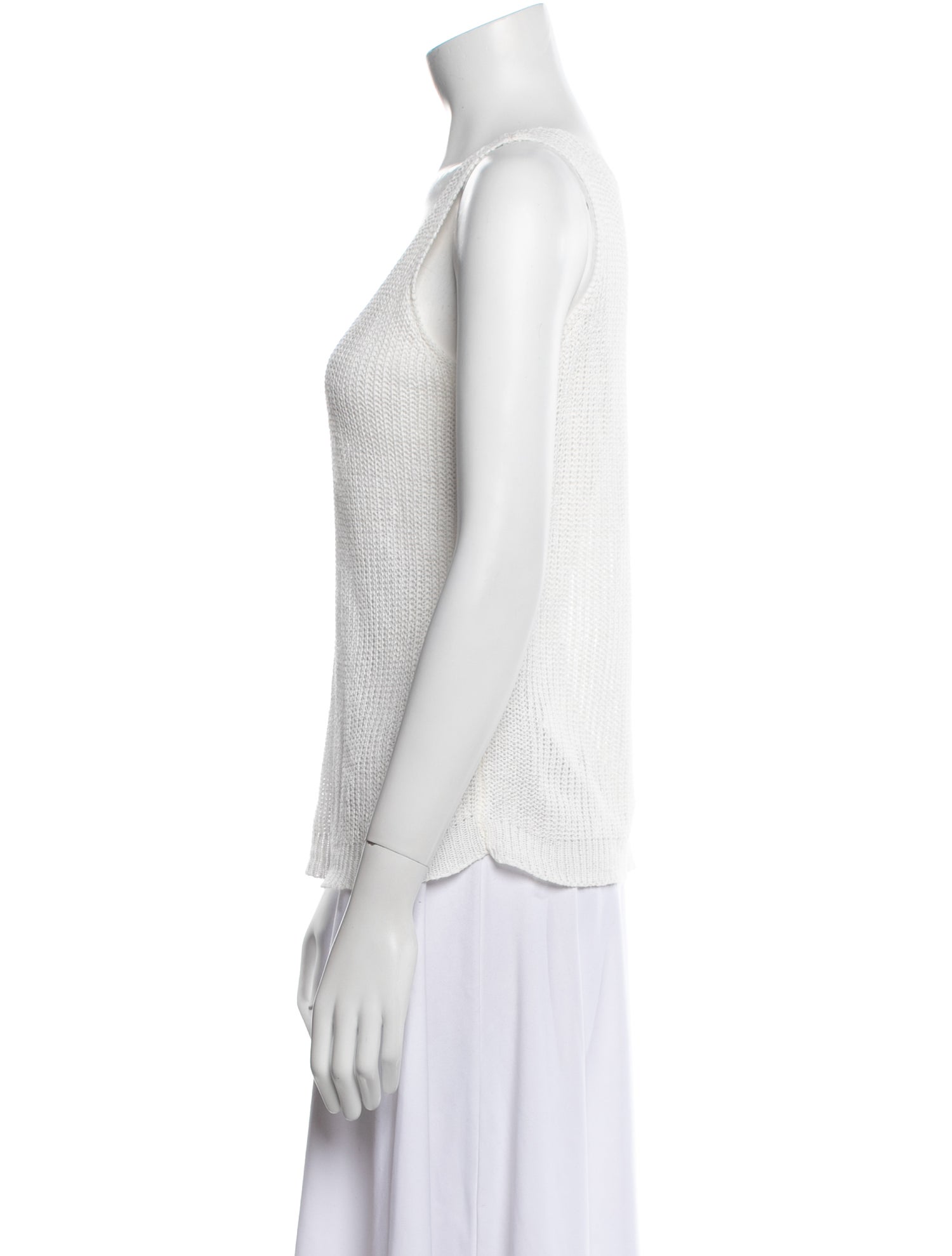Nili Lotan Linen V-Neck Sweater