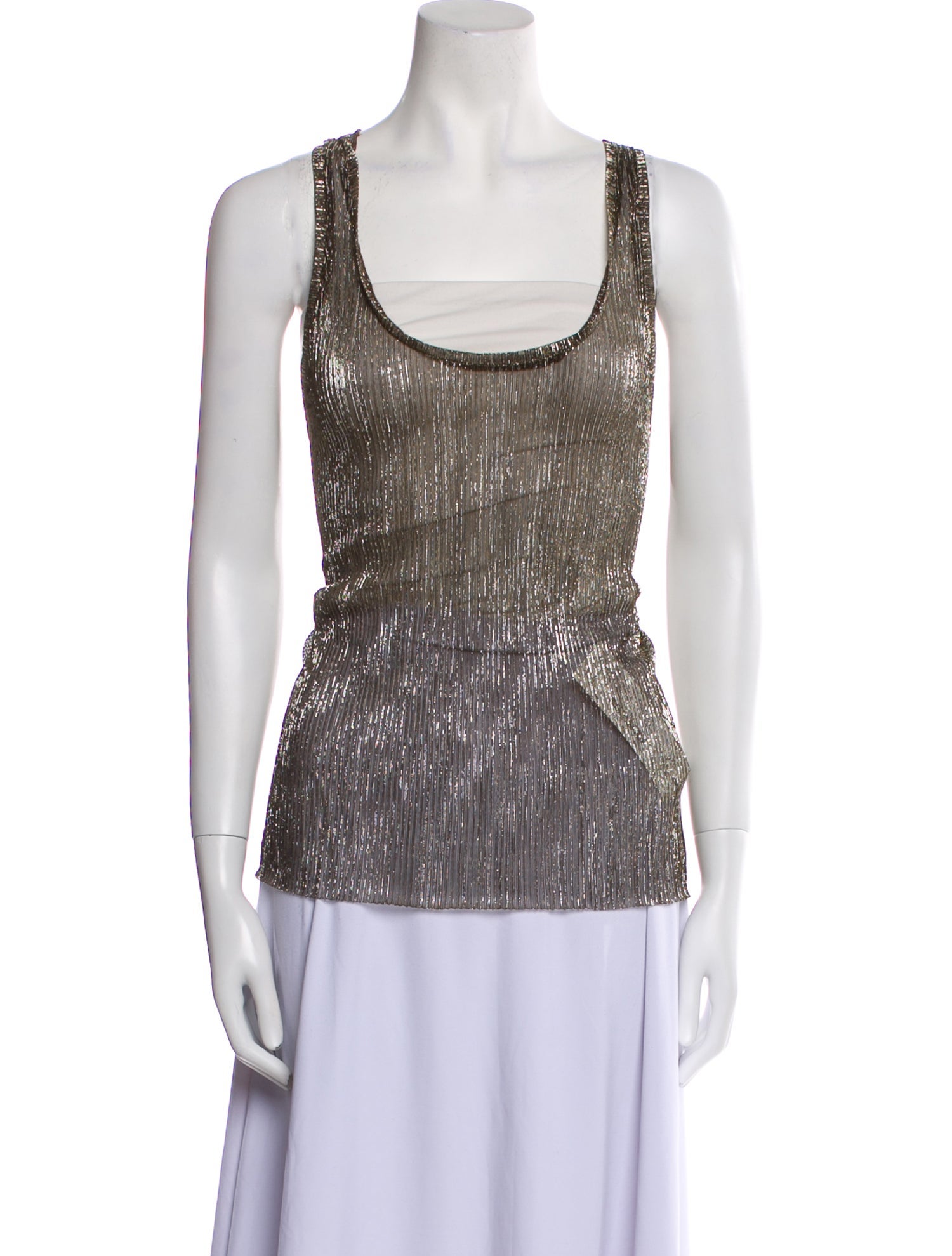 Nili Lotan Scoop Neck Sleeveless Top w/ Tags