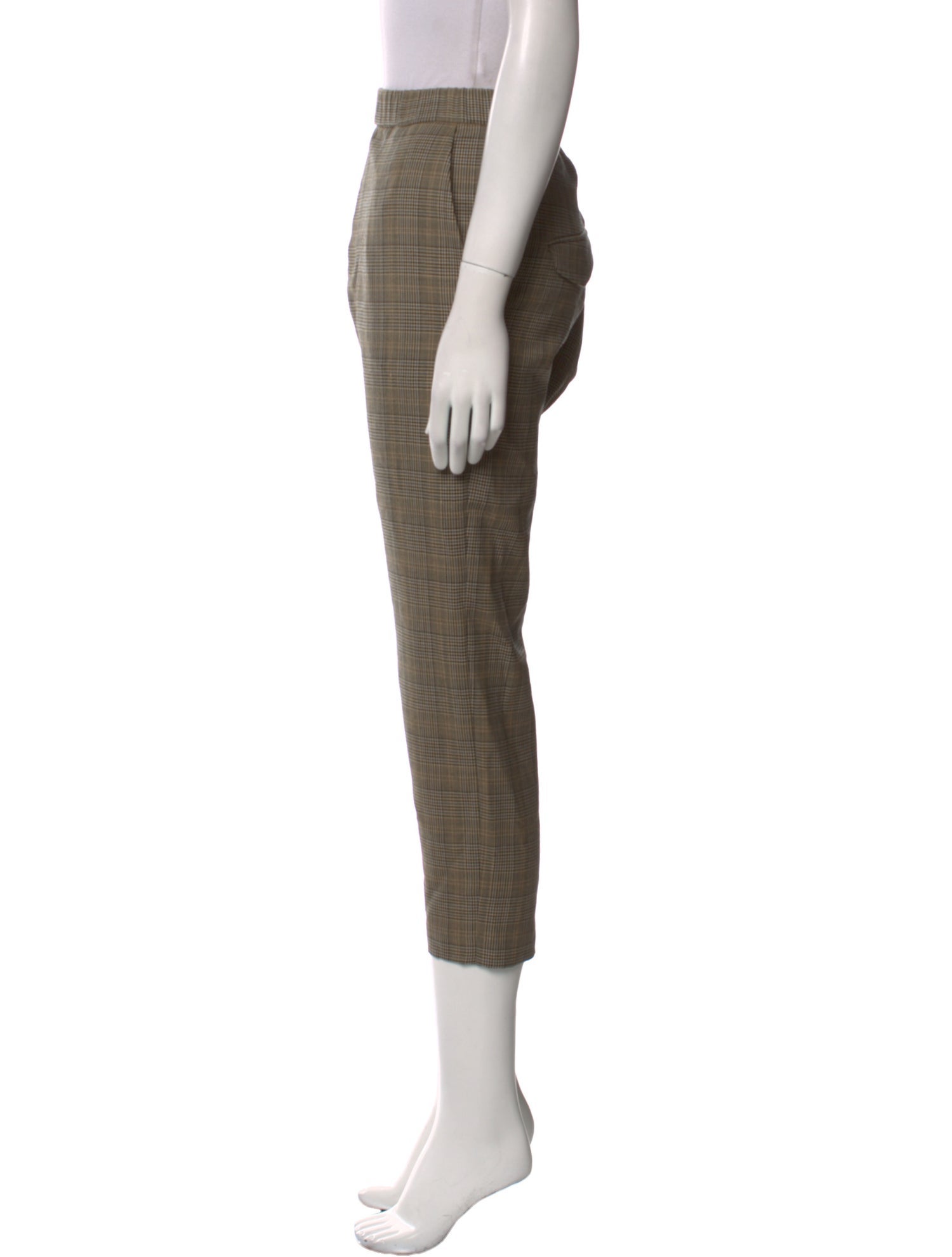 Nili Lotan Wool Straight Leg Pants