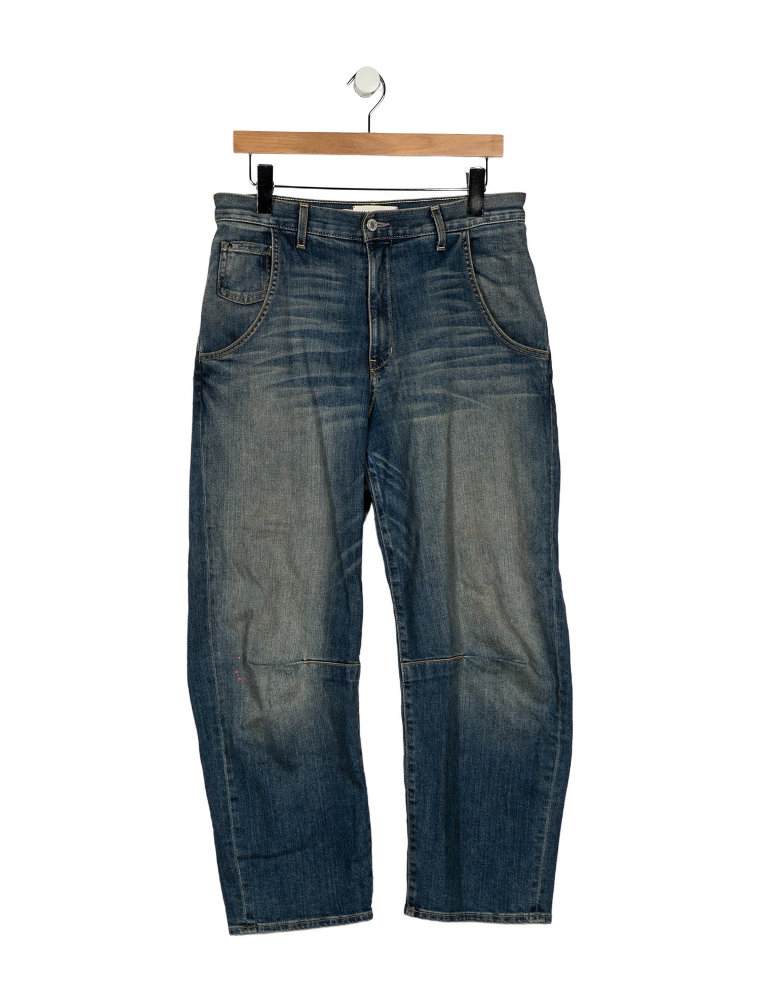 Nili Lotan High-Rise Straight Leg Jeans