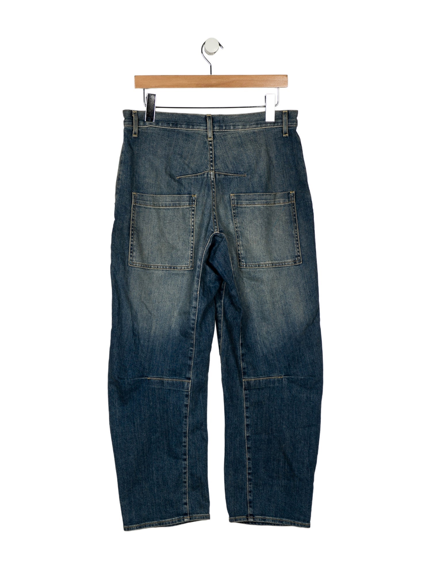 Nili Lotan High-Rise Straight Leg Jeans