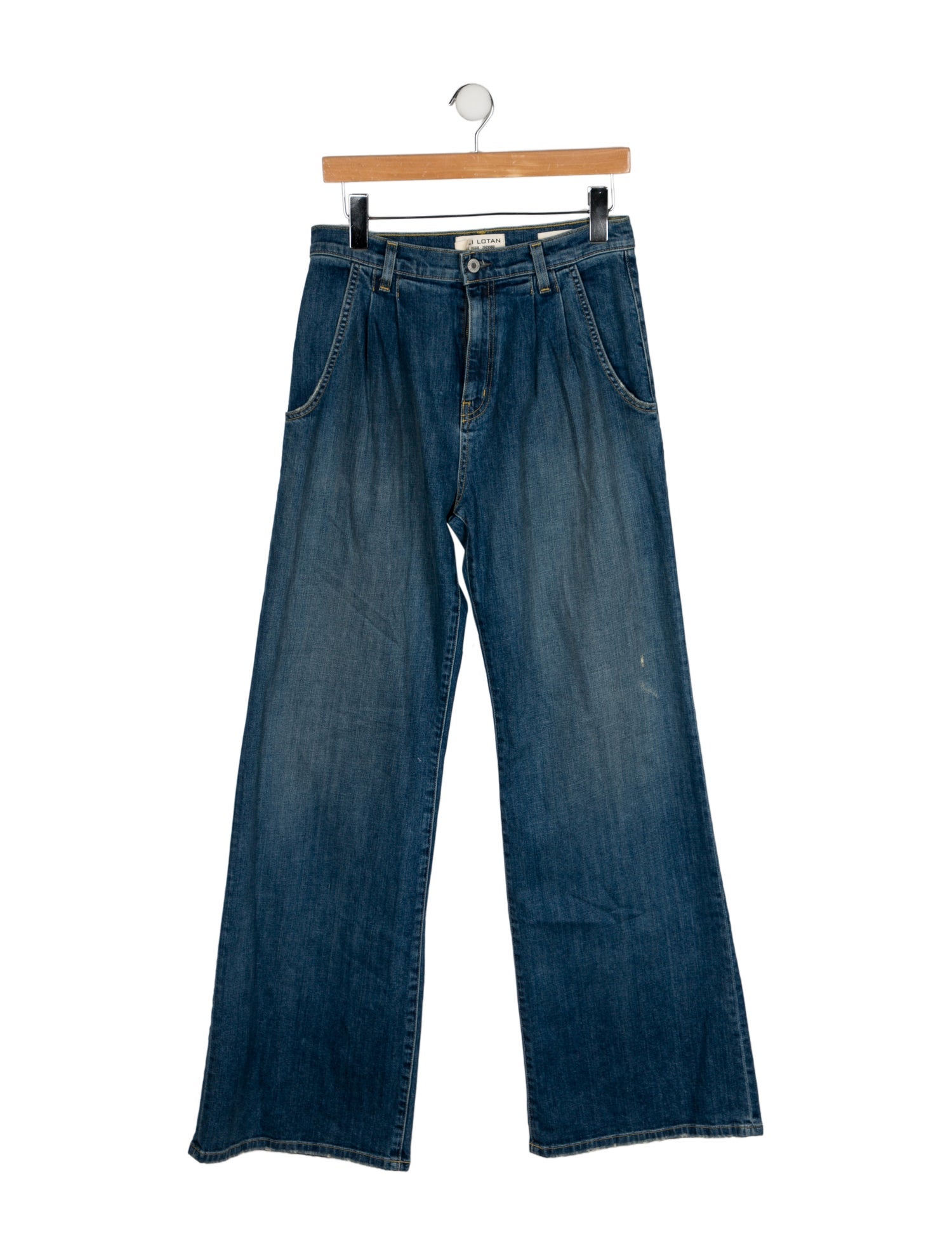 Nili Lotan High-Rise Wide Leg Jeans