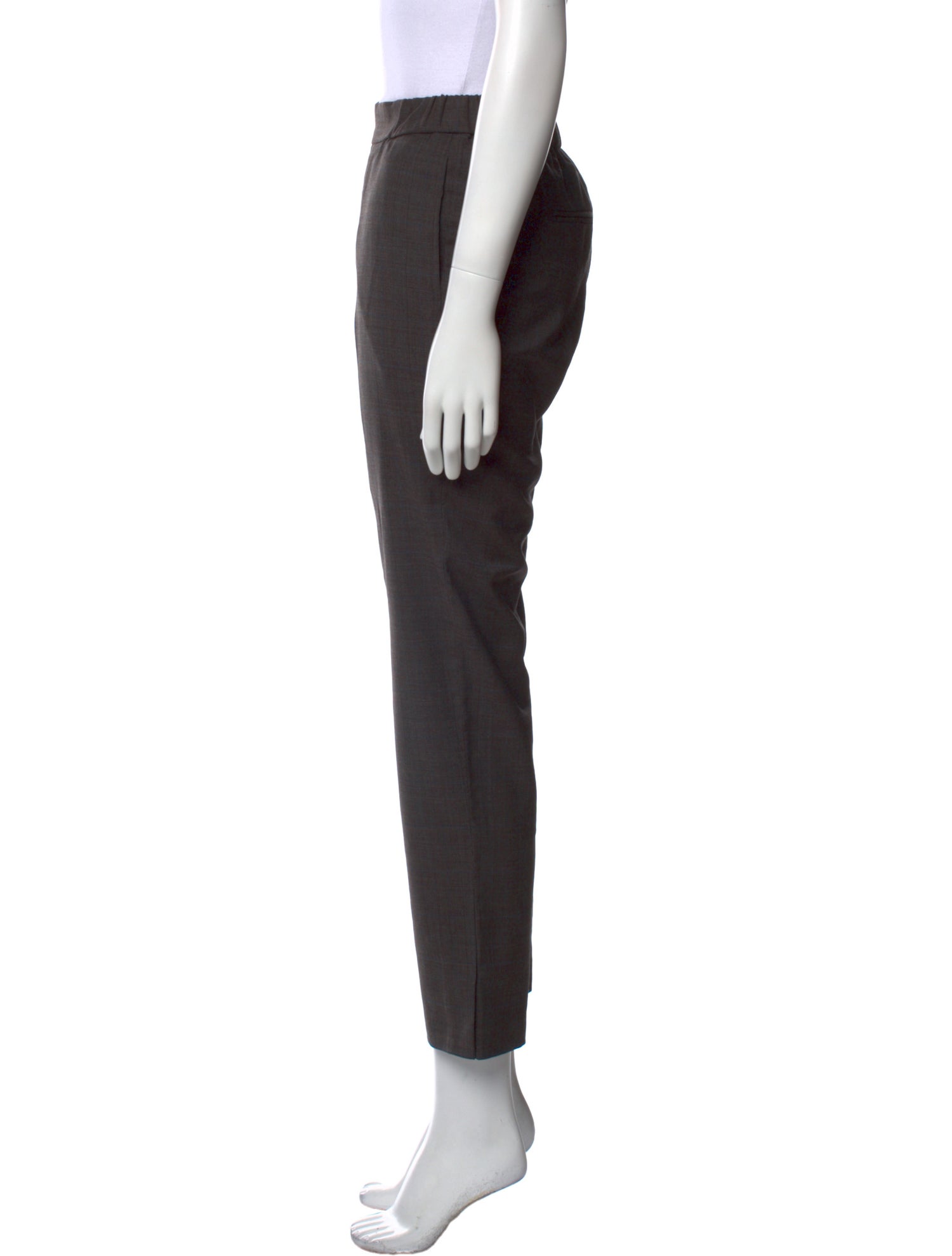 Nili Lotan Virgin Wool Straight Leg Pants