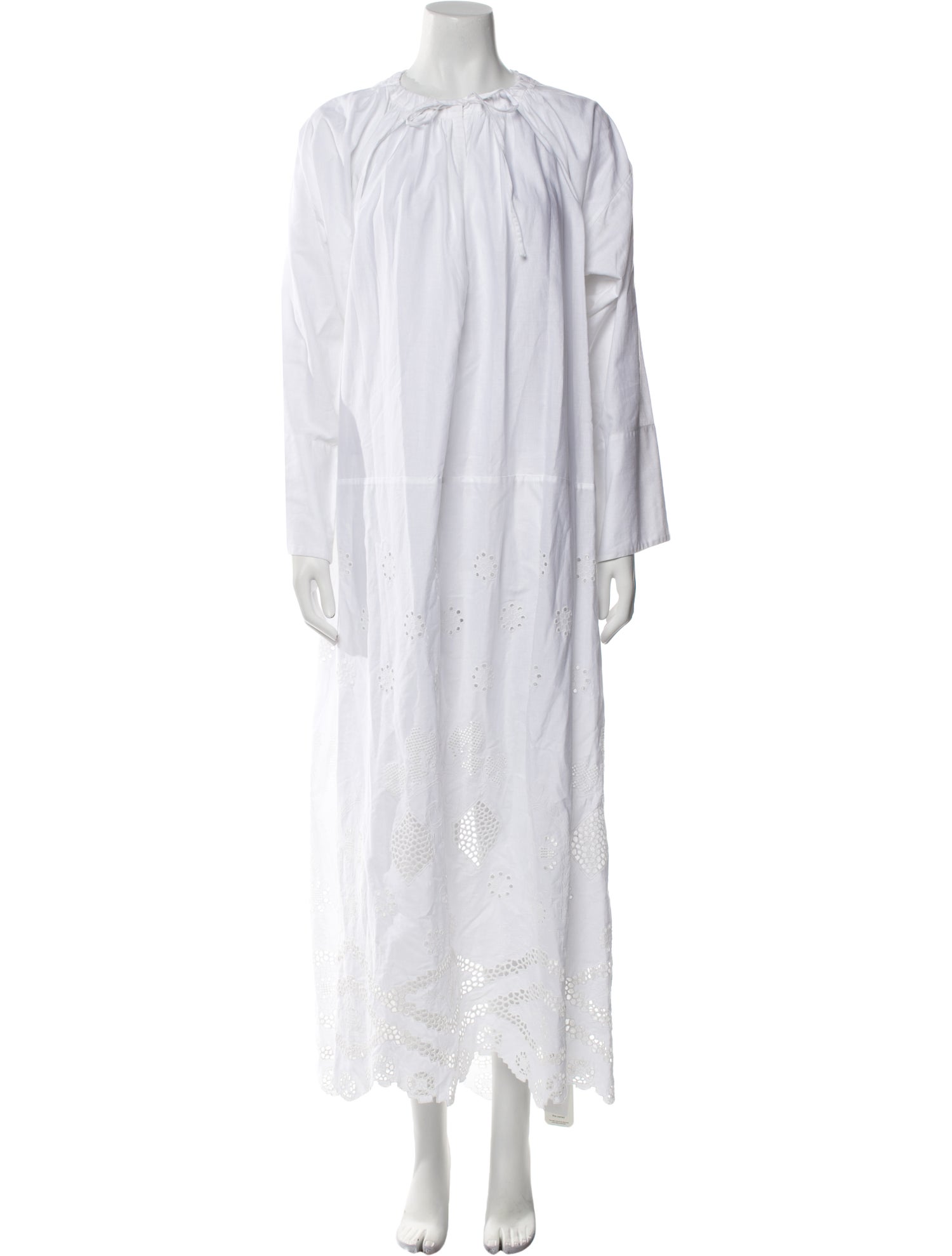 Nili Lotan Crew Neck Long Dress