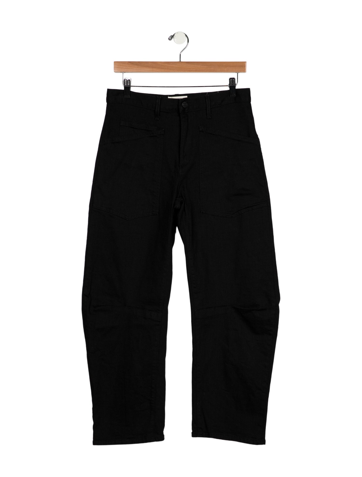 Nili Lotan Mid-Rise Wide Leg Jeans