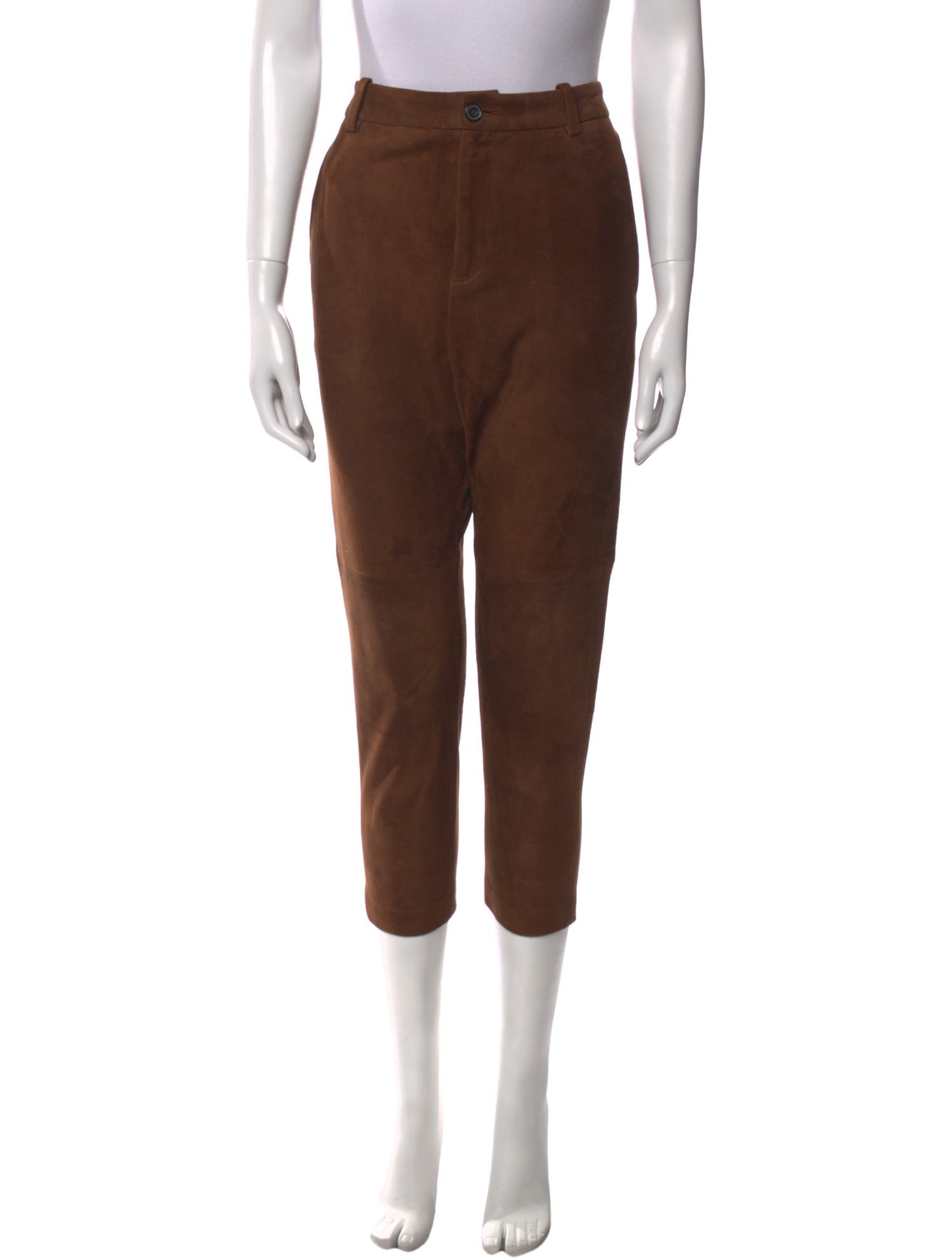 Nili Lotan Calfskin Straight Leg Pants
