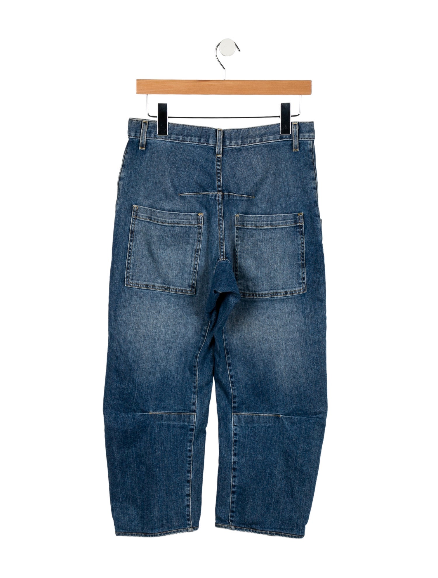 Nili Lotan High-Rise Straight Leg Jeans