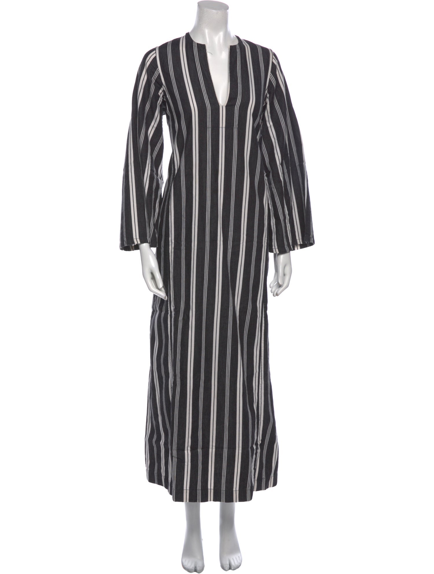 Nili Lotan Striped Long Dress