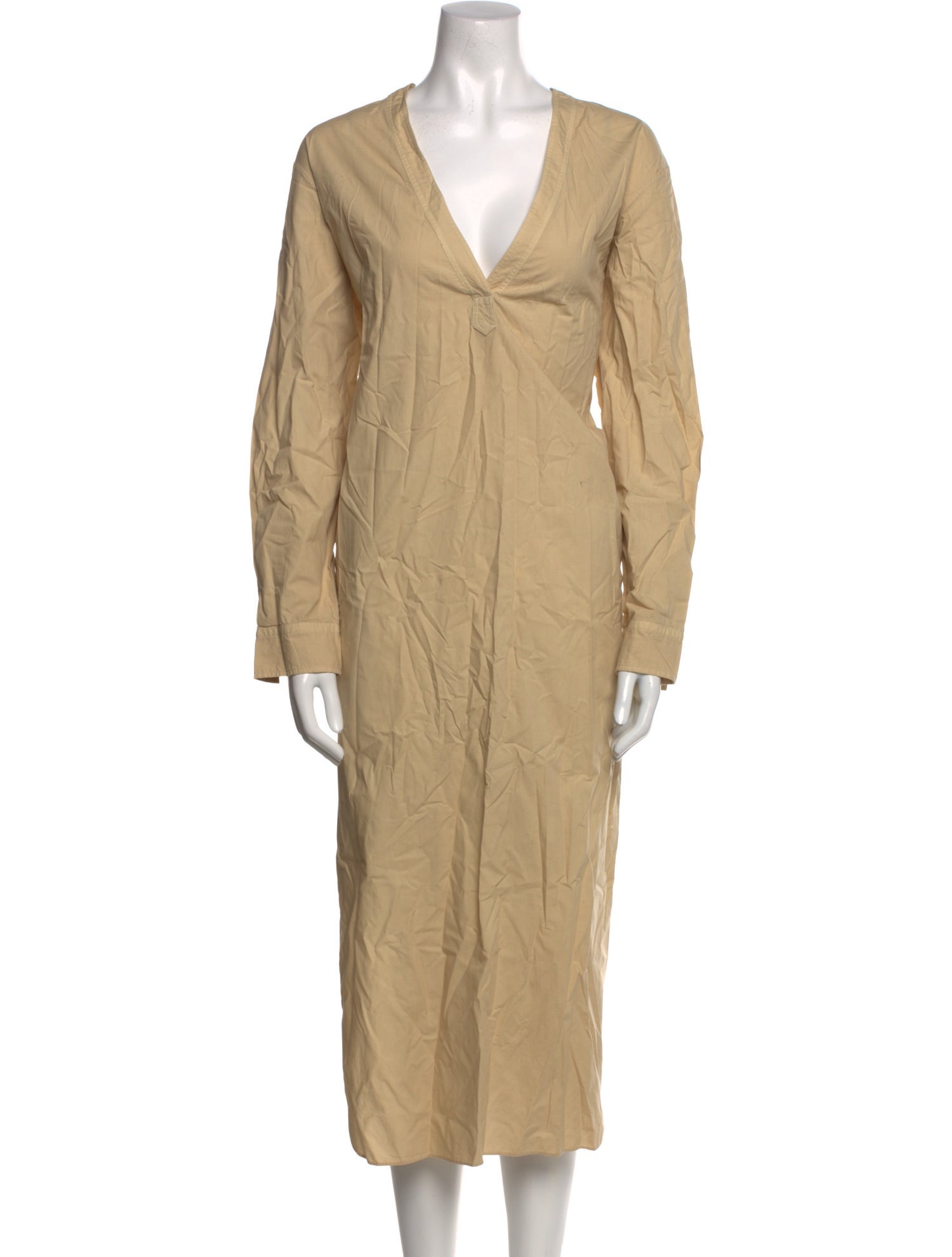 Nili Lotan V-Neck Long Dress