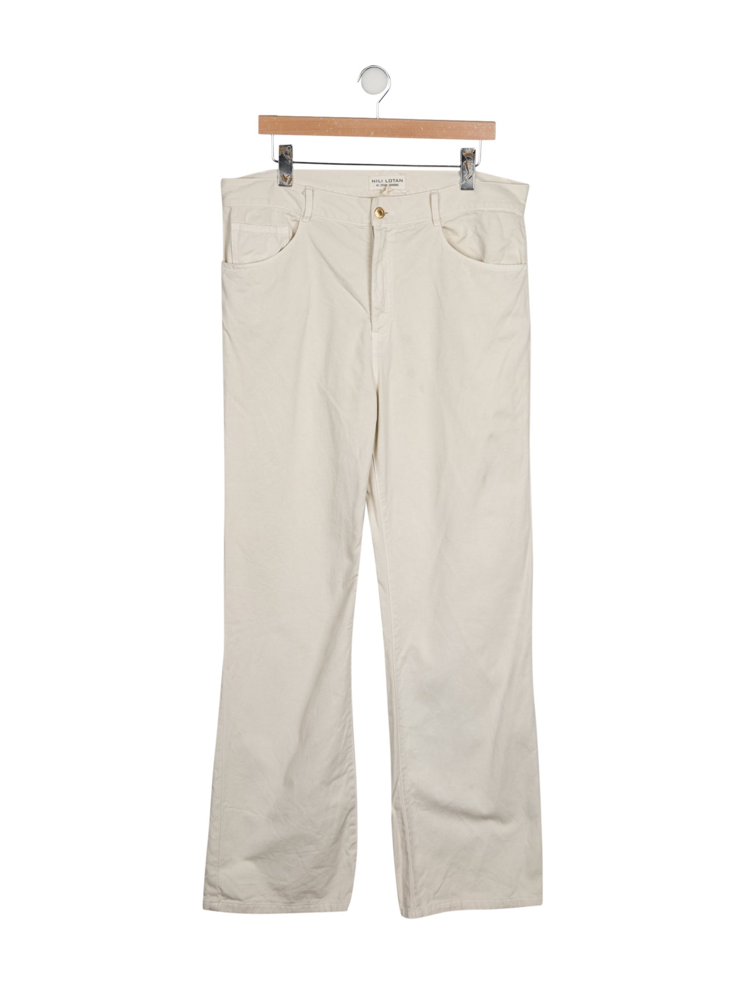 Nili Lotan High-Rise Wide Leg Jeans