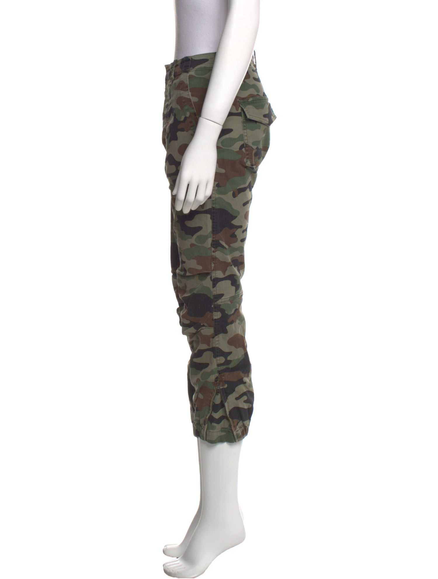 Nili Lotan Camouflage Print Straight Leg Pants