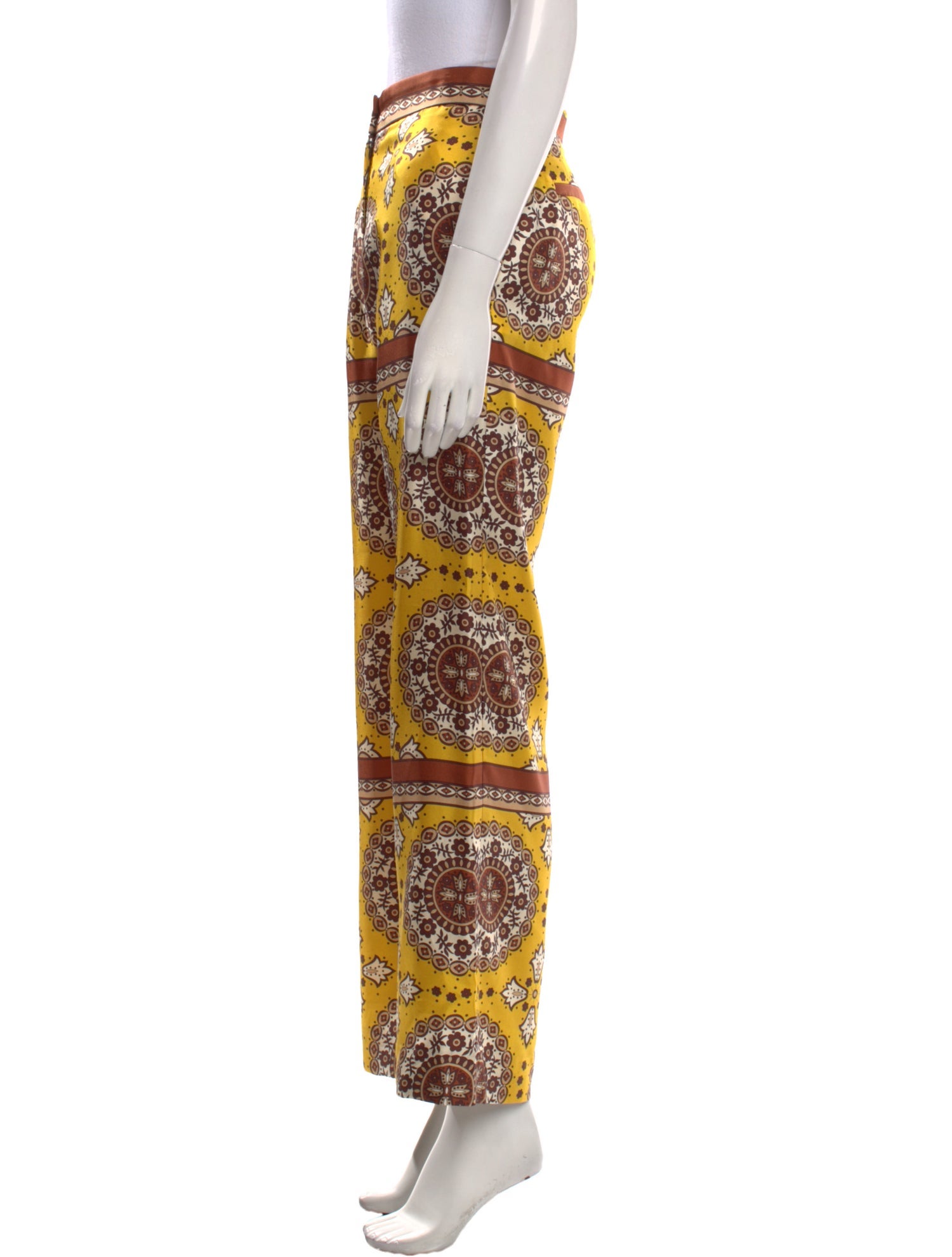 Nili Lotan Silk Wide Leg Pants