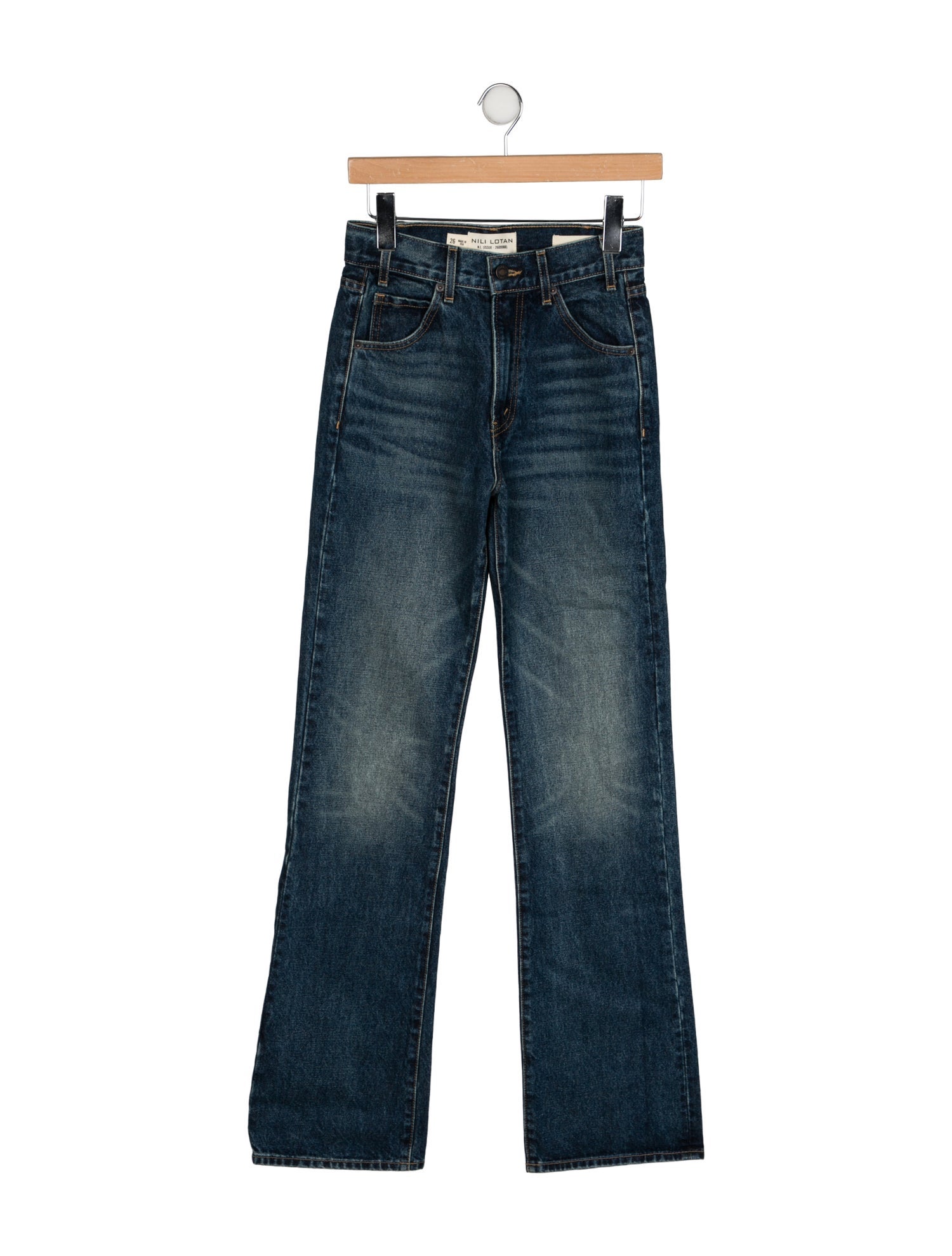 Nili Lotan High-Rise Wide Leg Jeans w/ Tags