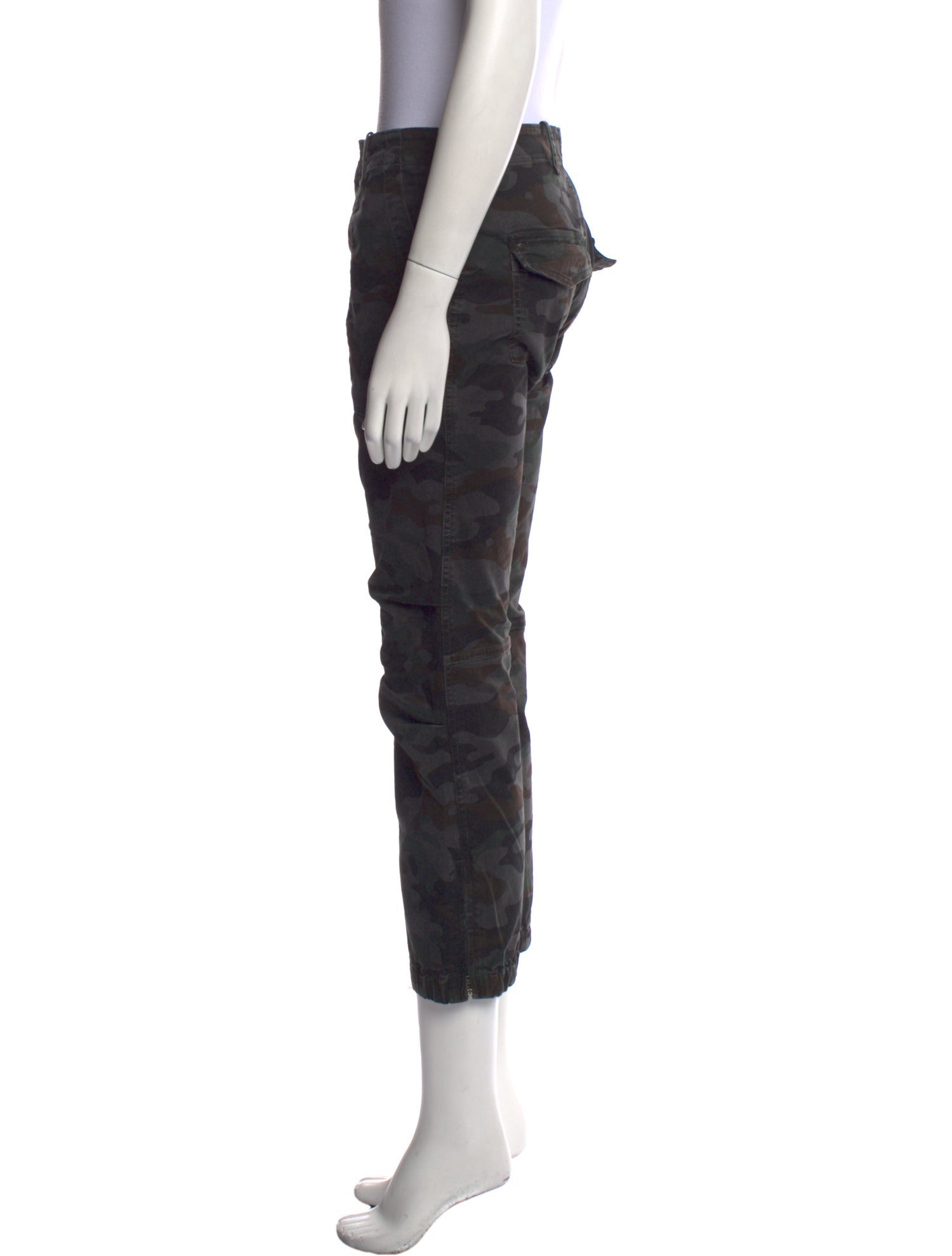Nili Lotan Camouflage Print Straight Leg Pants