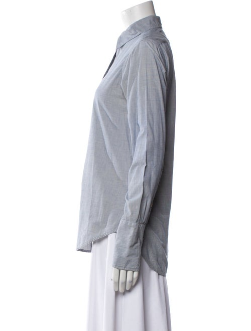 Nili Lotan Long Sleeve Button-Up Top