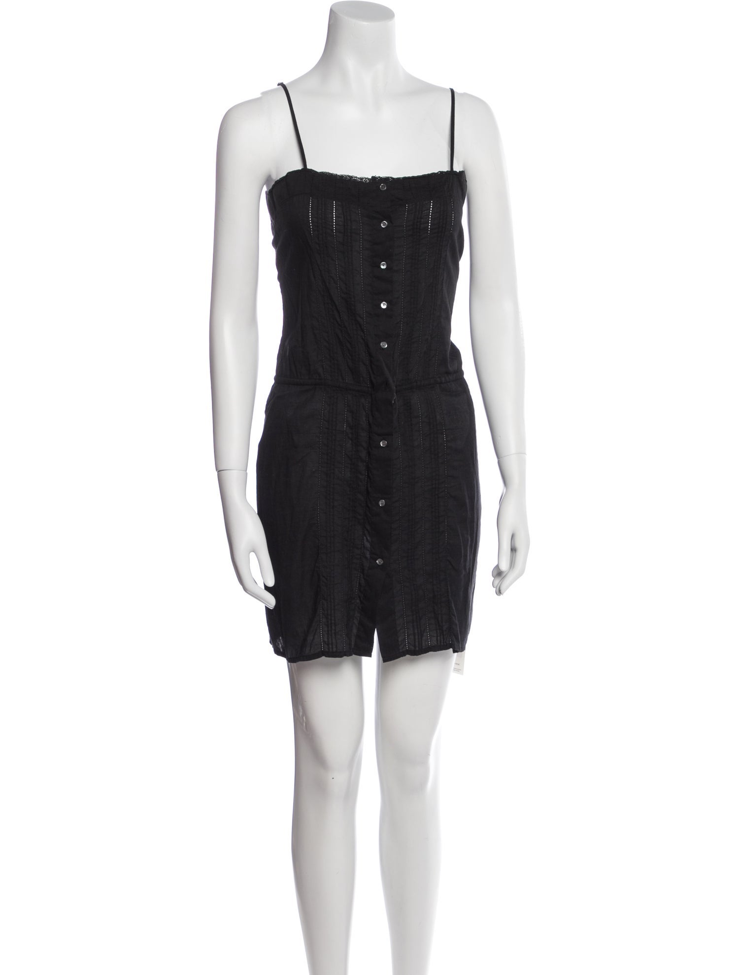 Nili Lotan Square Neckline Mini Dress