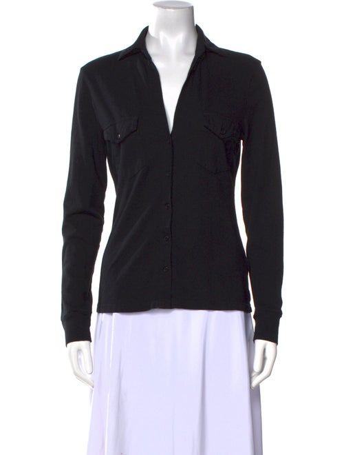 Nili Lotan Long Sleeve Button-Up Top