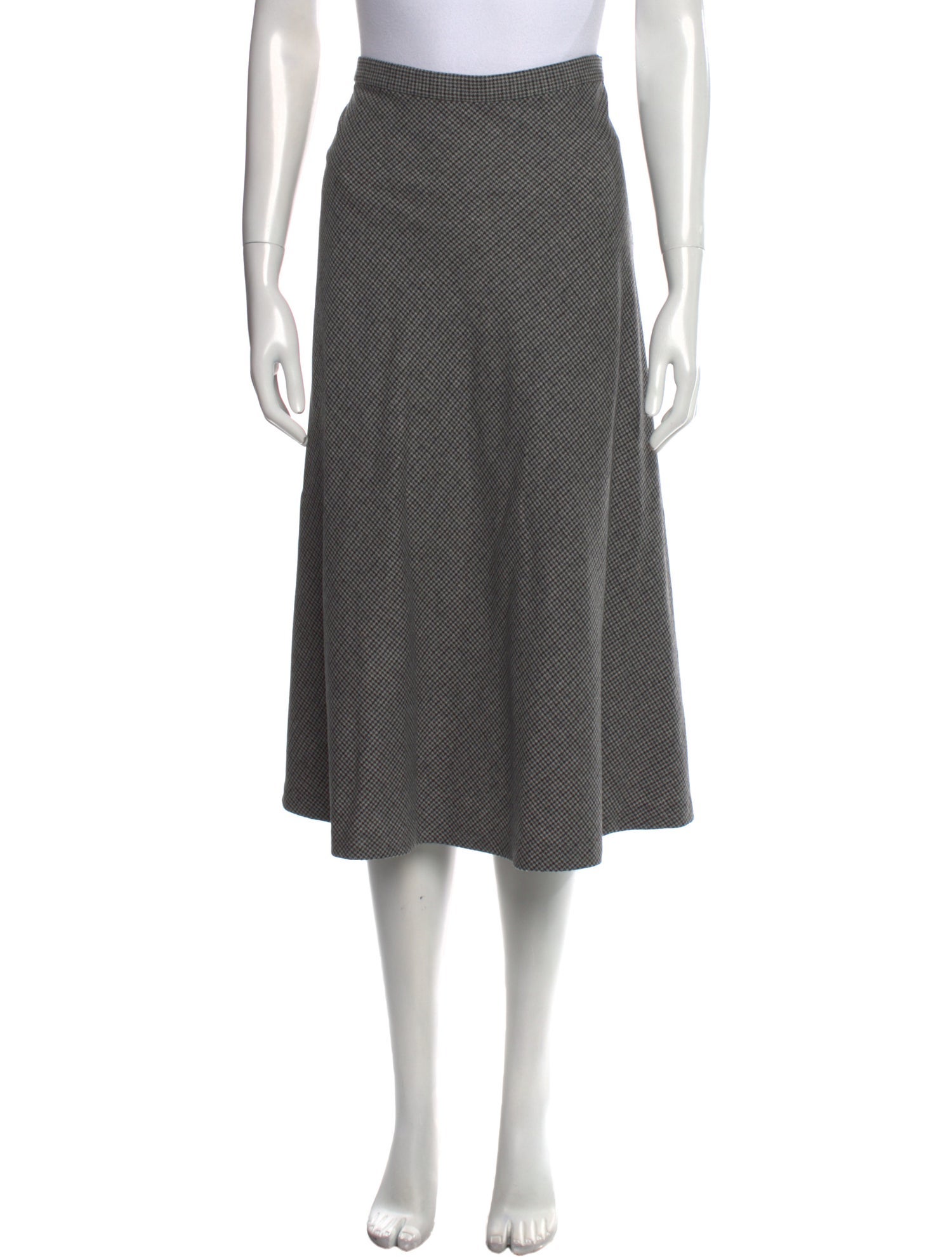 Nili Lotan Wool Midi Length Skirt