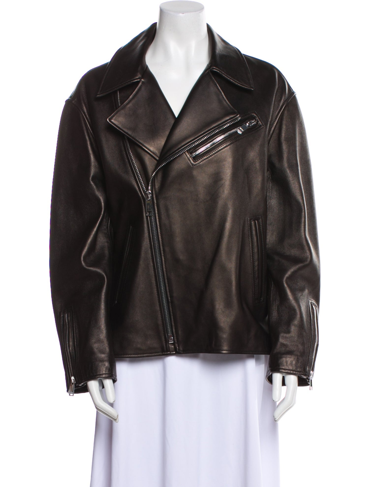 Nili Lotan Leather Biker Jacket