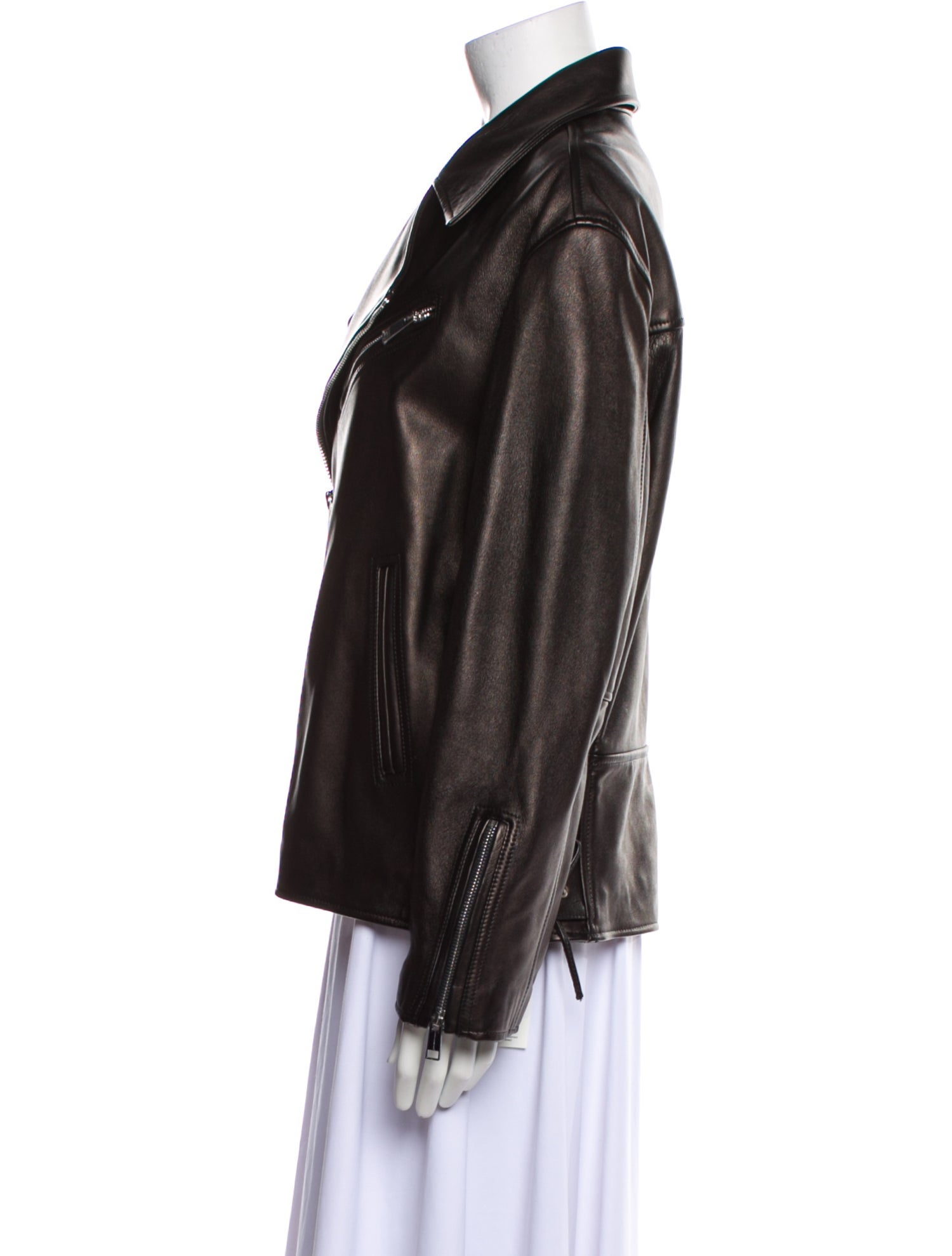 Nili Lotan Leather Biker Jacket
