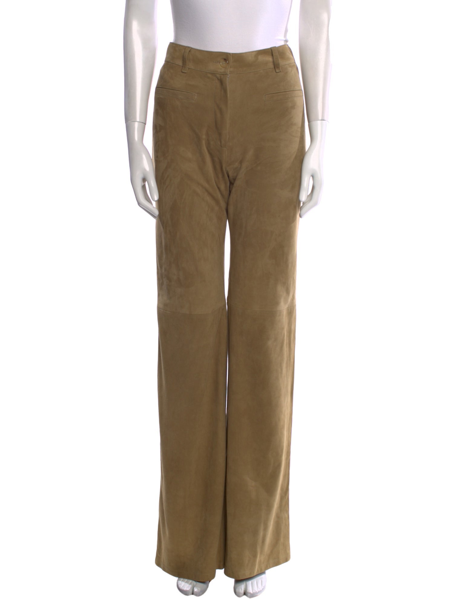 Nili Lotan Lambskin Wide Leg Pants