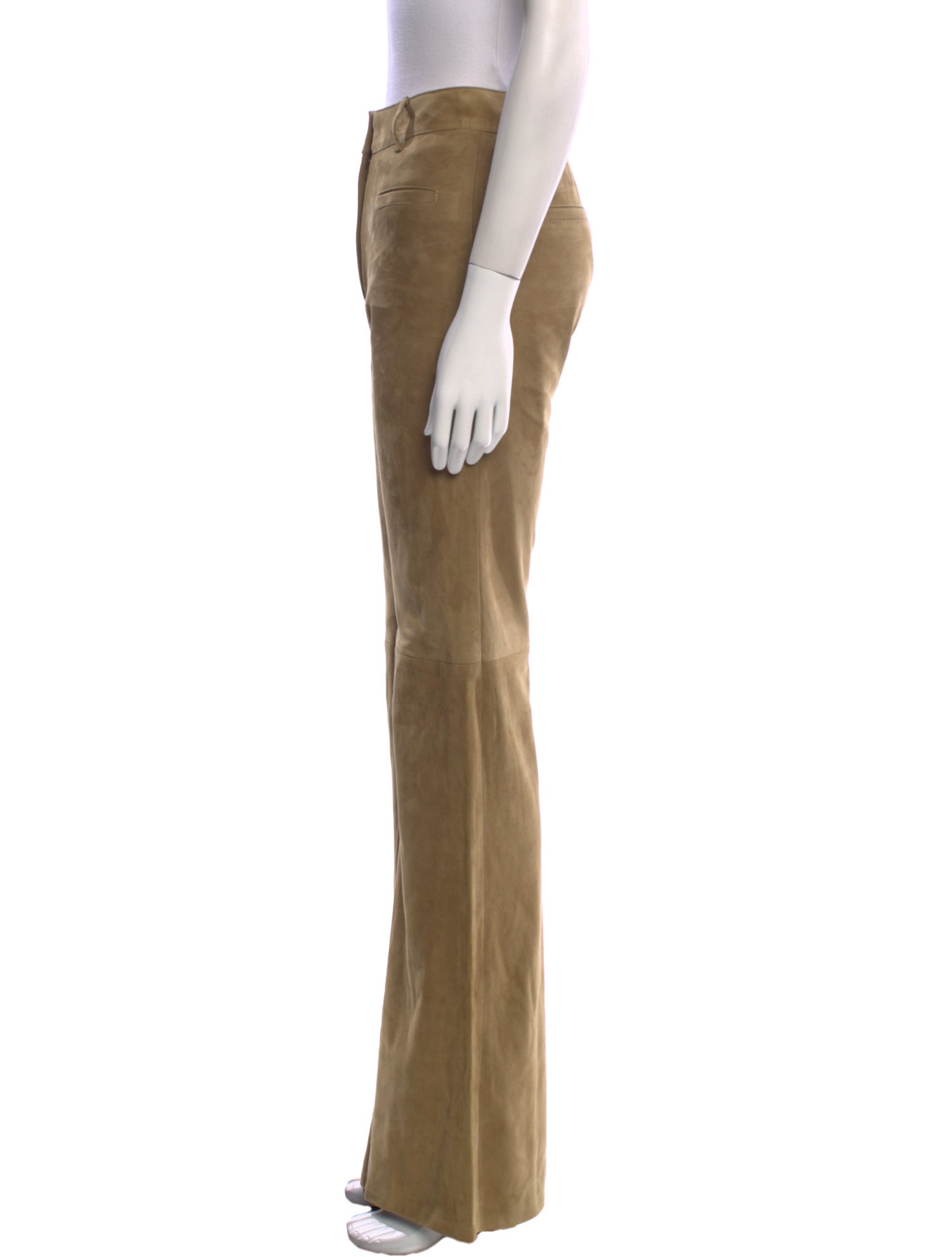 Nili Lotan Lambskin Wide Leg Pants