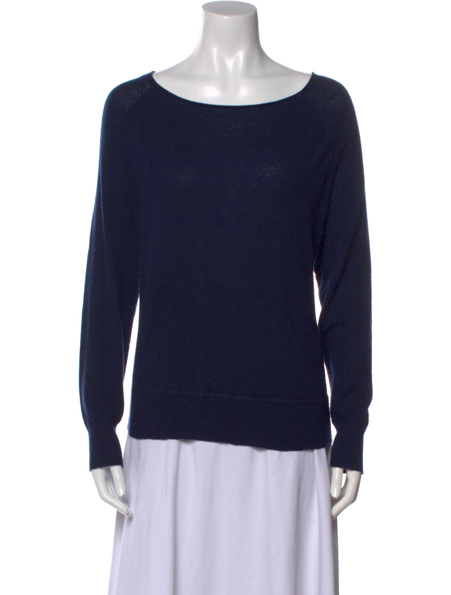 Nili Lotan Wool Scoop Neck Sweater