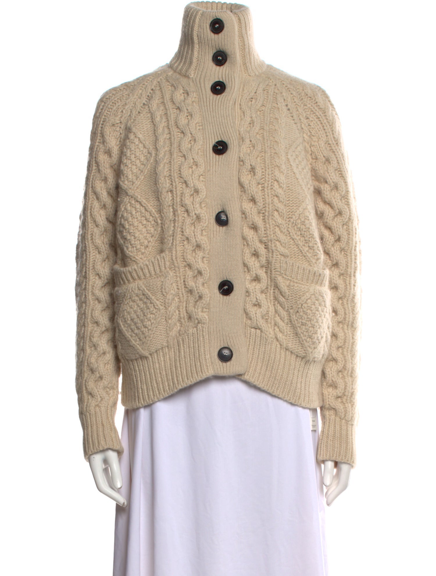 Nili Lotan Wool Patterned Sweater