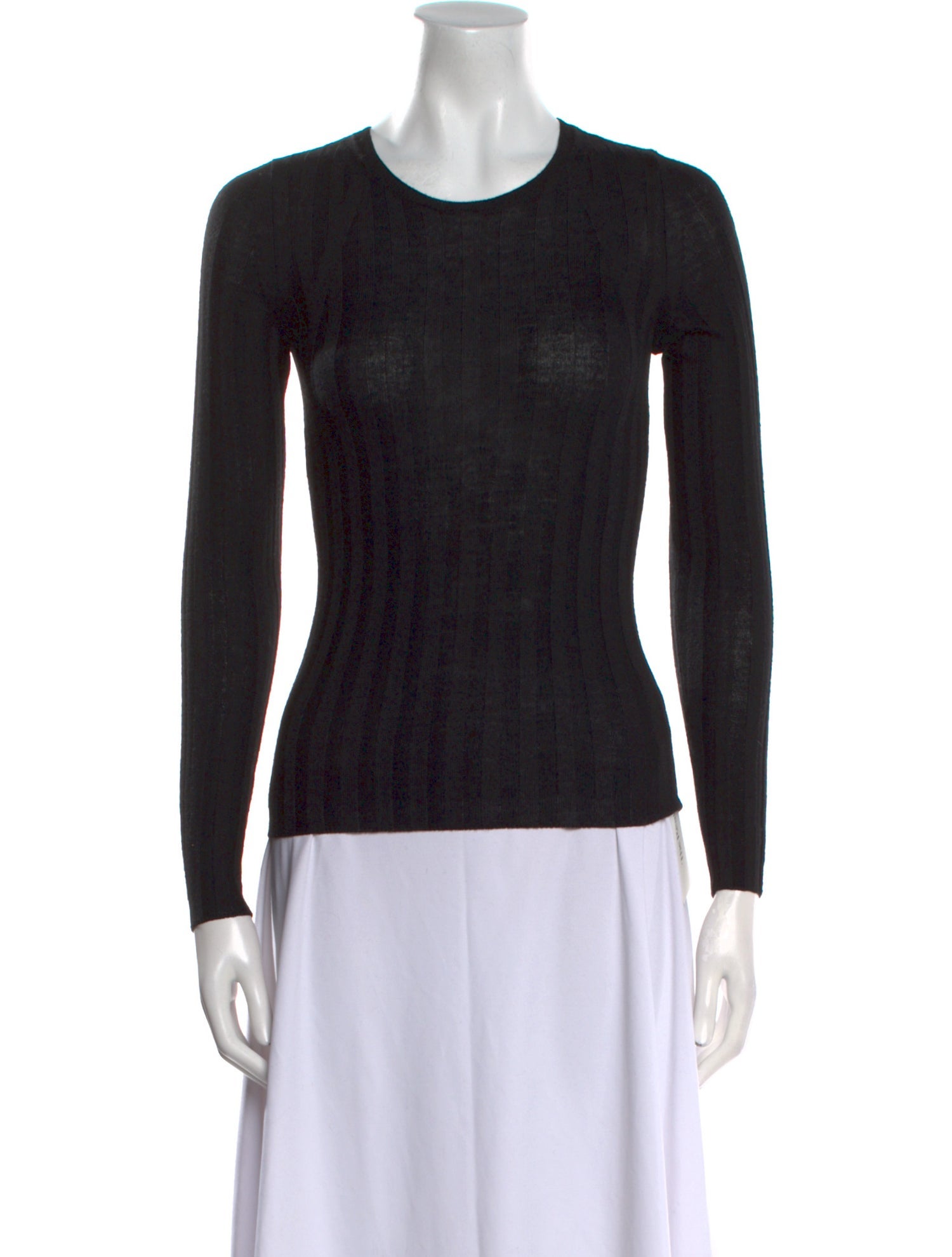 Nili Lotan Merino Wool Crew Neck Top