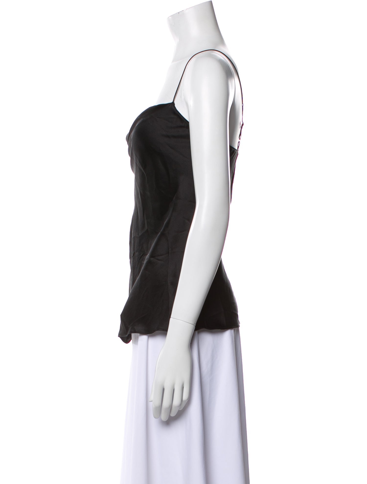 Nili Lotan Silk Cowl Neck Top