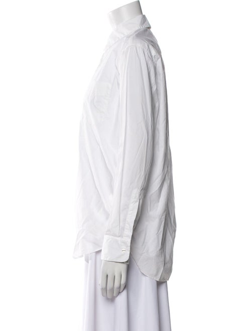 Nili Lotan Long Sleeve Button-Up Top