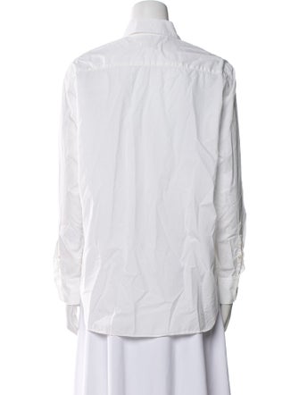 Nili Lotan Long Sleeve Button-Up Top